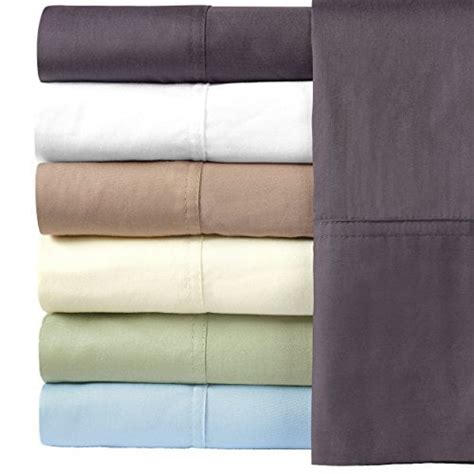 Best Cyber Monday 🔥 Silky Soft Bamboo Cotton Sheet Set, 100% Bamboo-Cotton Bed Sheets, Split-King Size, Periwinkle